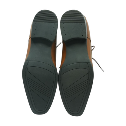 Brown Lace-Up Dress Shoes