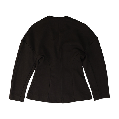 Brown Solid Blazer