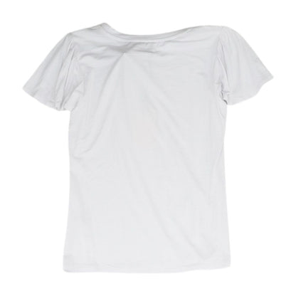White Solid Crewneck T-Shirt