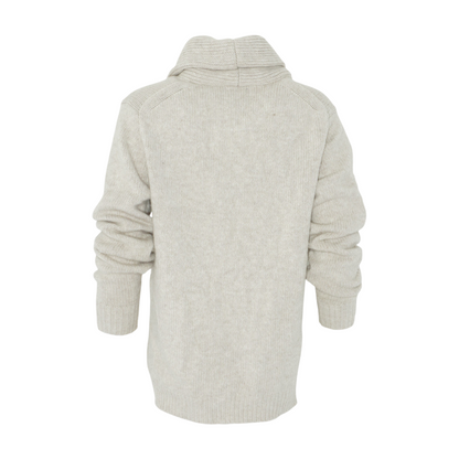 Gray Cardigan Sweater