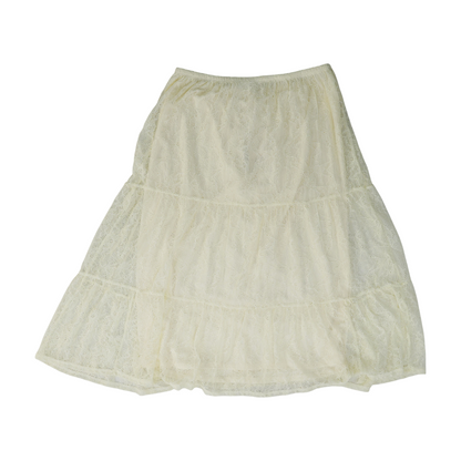 Beige Midi Skirt