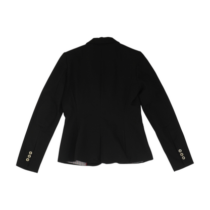 Black Solid Blazer