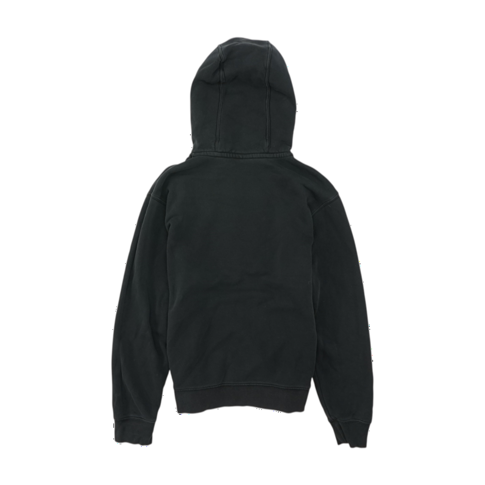 Black Solid Hoodie Pullover