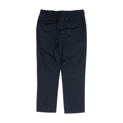 Navy Striped Regular Pants