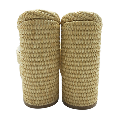 Tan Heeled Sandals