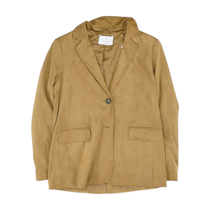Brown Solid Blazer