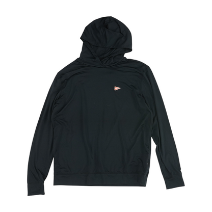 Black Solid Hoodie Pullover