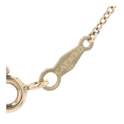 14K Yellow Gold Cultured Pearl Pendant Necklace