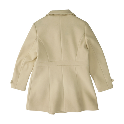 Beige Solid Coat