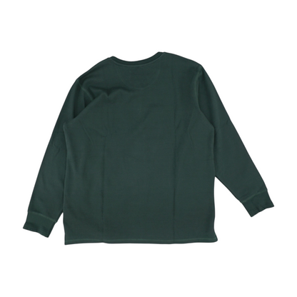 Green Solid Henley T-Shirt