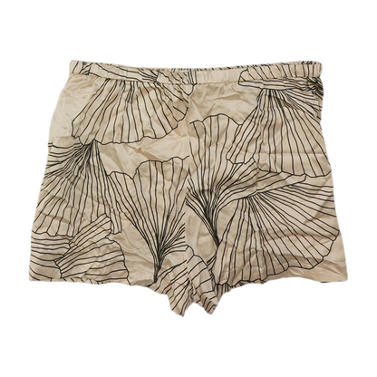 Beige Print Pajama Bottom