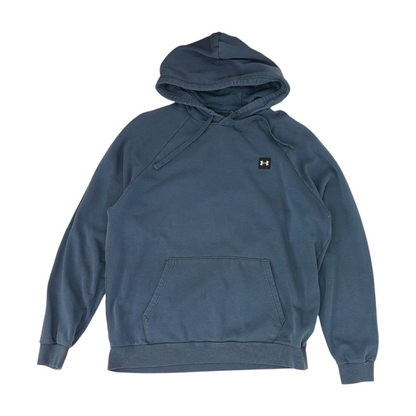 Gray Solid Hoodie Pullover