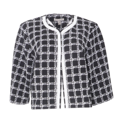 Black Check Blazer