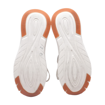 Beige Low-Top Athletic Shoes
