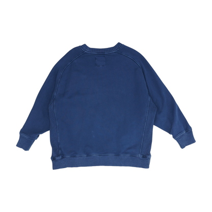 Navy Solid Sweatshirt Pullover
