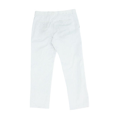 Gray Striped Dress Pants