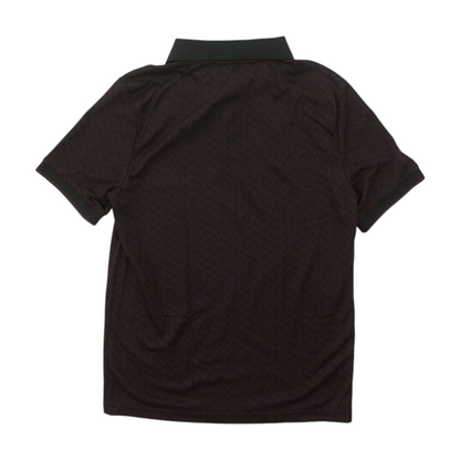 Burgundy Abstract Short Sleeve Polo