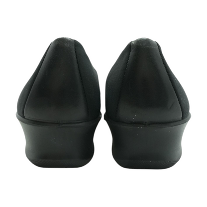 Black Slip-On Flats