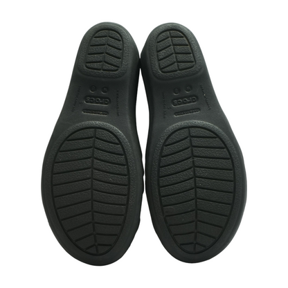 Black Wedged Sandals