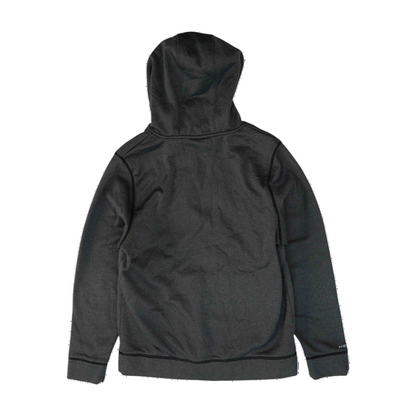 Gray Solid Hoodie Pullover