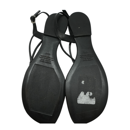 Black Flat Sandals