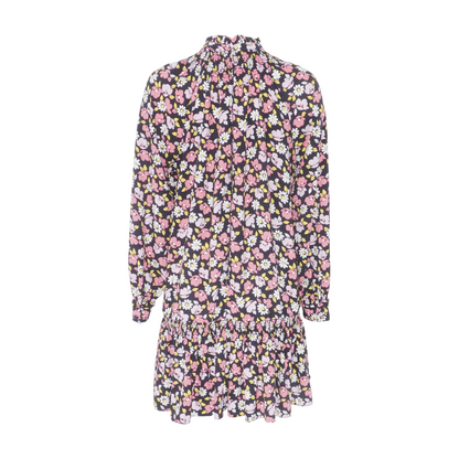 Black Floral Mini Dress
