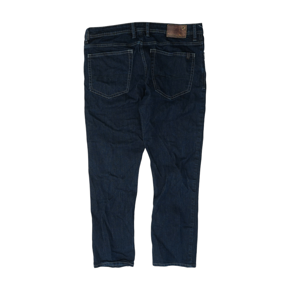 Navy Straight Jeans