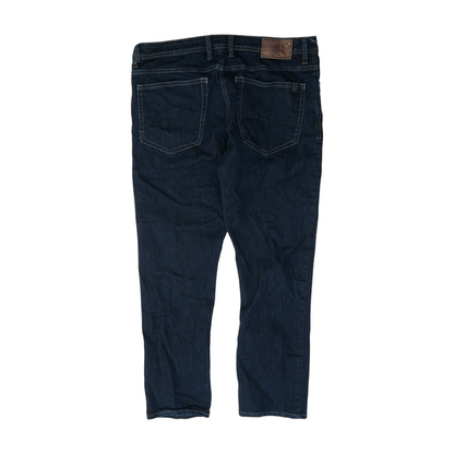 Navy Straight Jeans