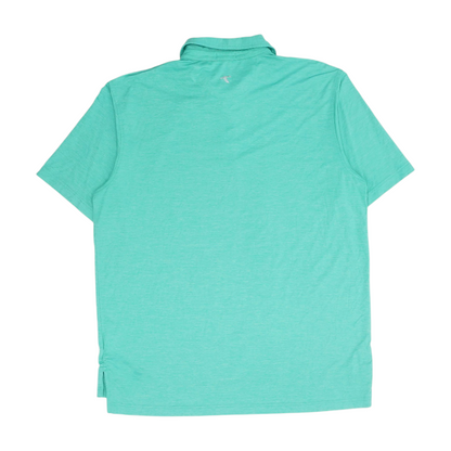 Green Solid Short Sleeve Polo