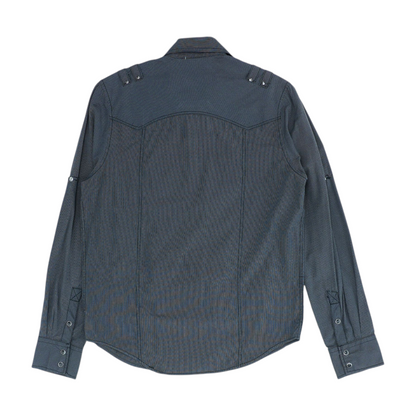 Charcoal Check Long Sleeve Button Down