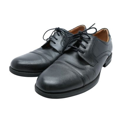 Black Leather Derby/oxford Dress Shoes