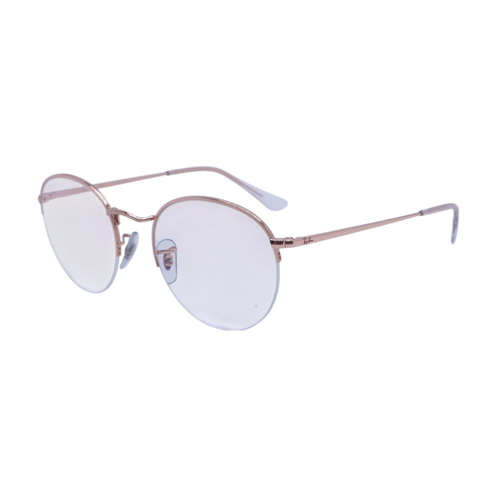 Ray-Ban Rose Gold RB 3947V Round Prescription Eyewear – Image 1