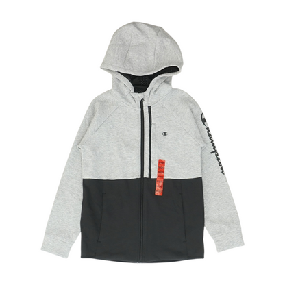 Gray Color Block Jacket