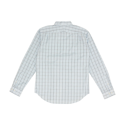 Blue Check Long Sleeve Button Down