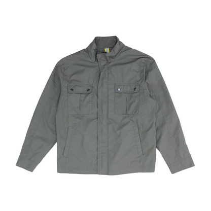 Brown Solid Rain Jacket