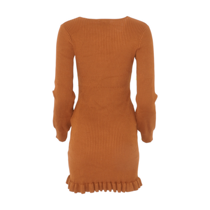 Brown Mini Dress