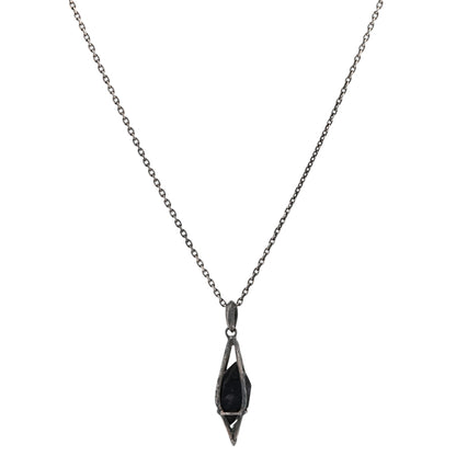 Sterling Silver Quartz Pendant Necklace