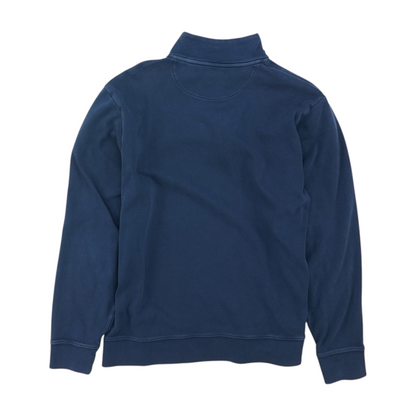 Navy Solid 1/4 Zip Pullover