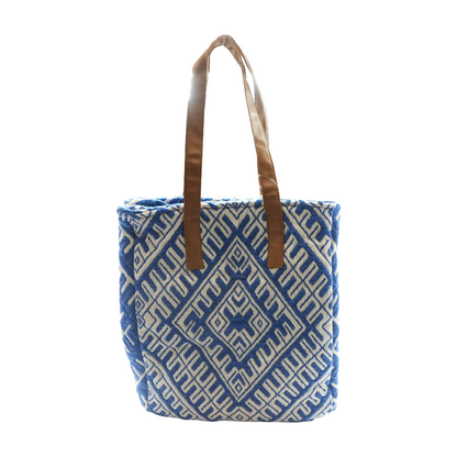Stitched Geometric Tote