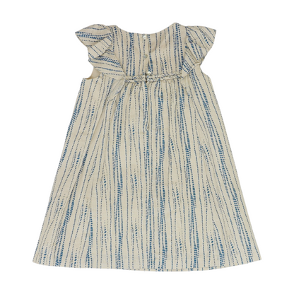 Beige Striped Dress