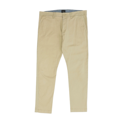 Beige Regular Pants