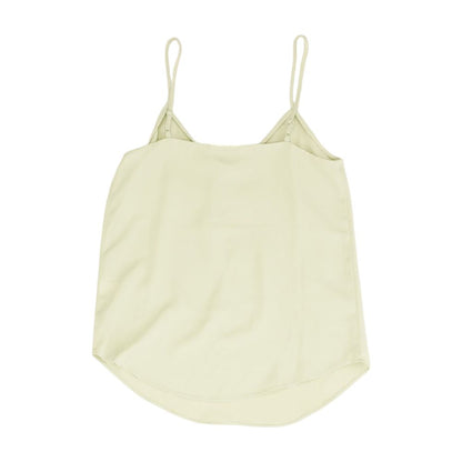 Green Solid Sleeveless Blouse