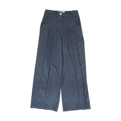 Blue Wide Leg Pants