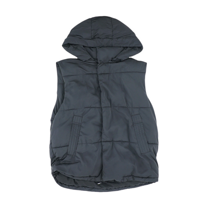Black Solid Active Vest