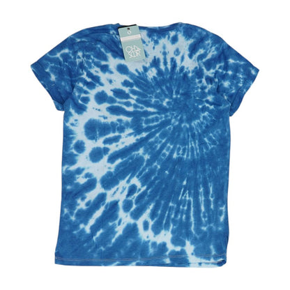 Blue Tie Dye Crewneck T-Shirt