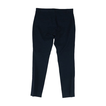 Navy Solid Capri Pants