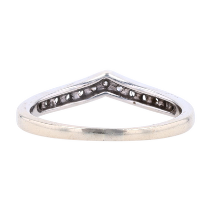 1/6 ctw 14K White Gold Diamond Band Ring