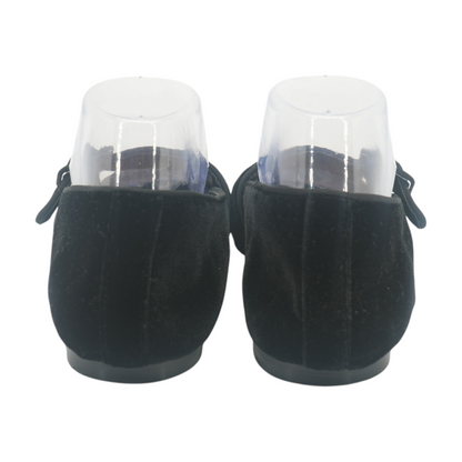 Black Slip-On Flats
