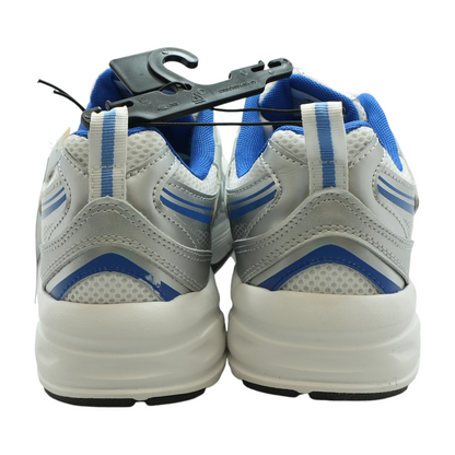 Silver Low-Top Athletic Shoes