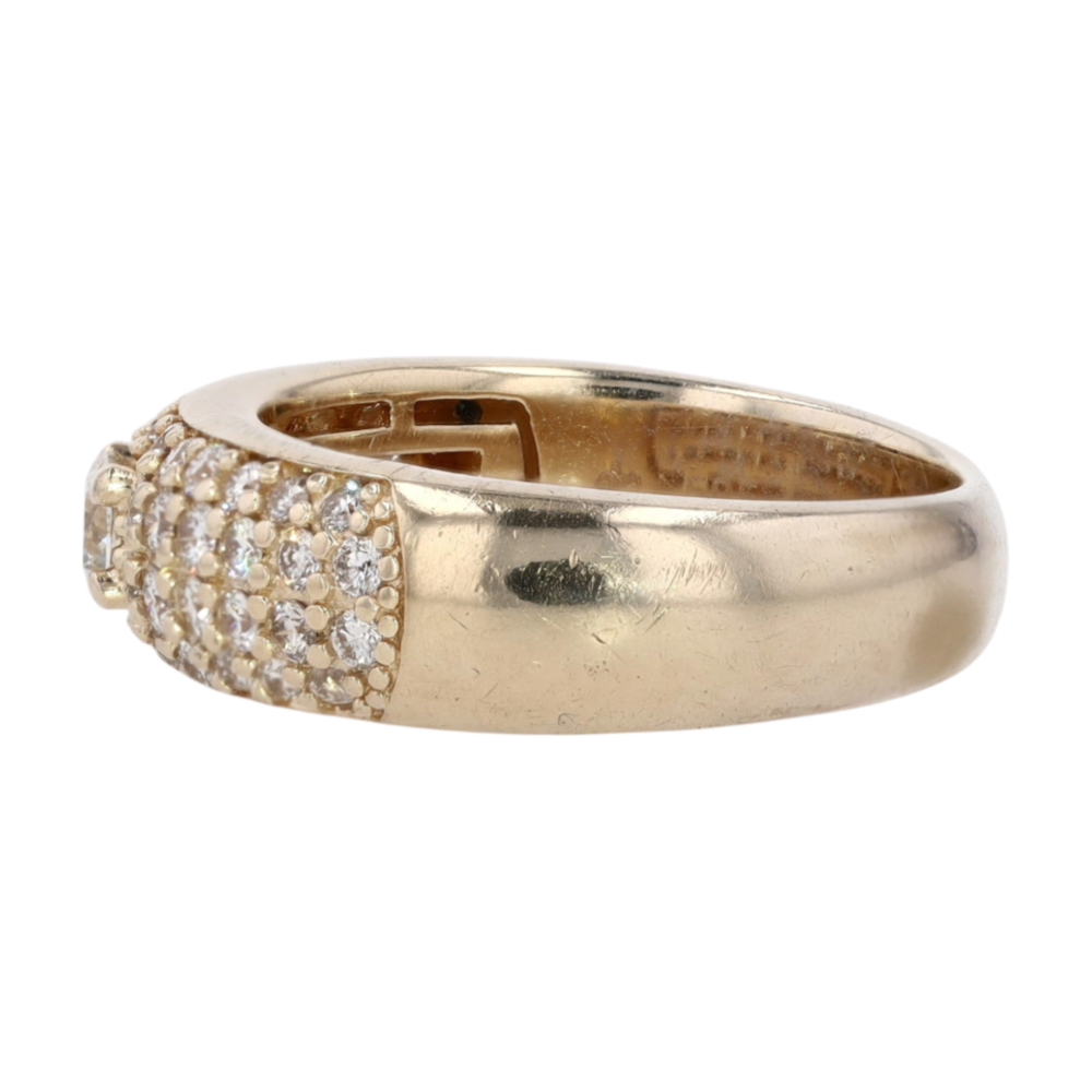 9/10 ctw 14K Yellow Gold Diamond Band Ring – Image 2